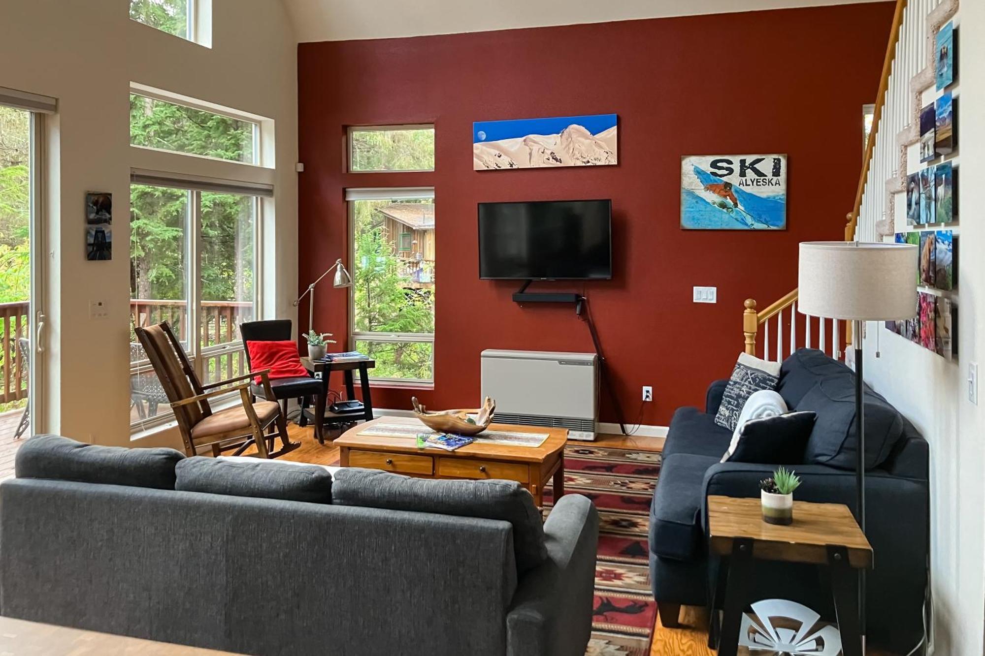 Hanging Glacier Chalet Girdwood Buitenkant foto